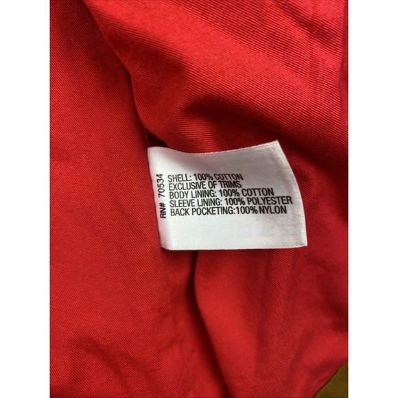 ORVIS Heritage Field Coat Men XXL Waxed Jacket Brown Corduroy Collar Line Rare - Picture 13 of 15